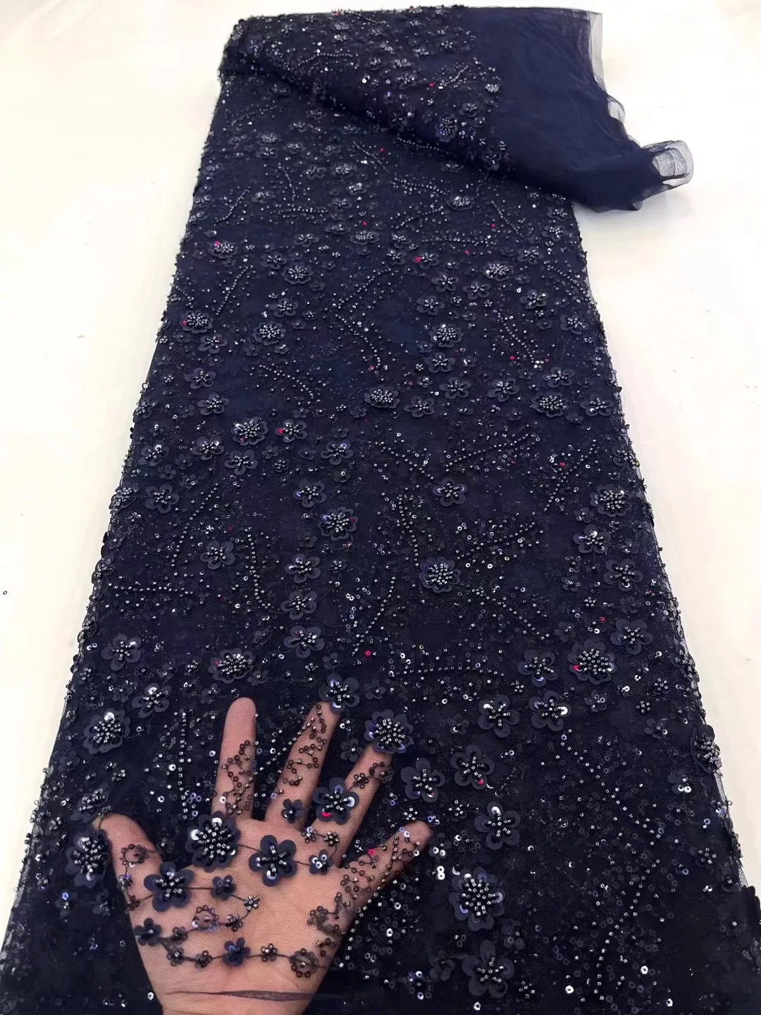 Luxurious Nigerian Handmade Beads Lace Fabric 2023 High Quality Sequins Beaded Embroidery Lace Fabric For Women Party Dress Sew
Luxurious Nigerian Handmade Beads Lace Fabric 2023 High Quality Sequins Beaded Embroidery Lace Fabric For Women Party Dress Sew