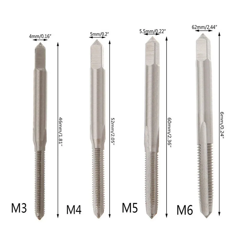 3Pc Hss Hand Screw Thread Taps Screw Thread Metric Plug Tap Screw Taps M5 M6 Ball Bearing Steel For Repairing Tools
3Pc Hss Hand Screw Thread Taps Screw Thread Metric Plug Tap Screw Taps M5 M6 Ball Bearing Steel For Repairing Tools