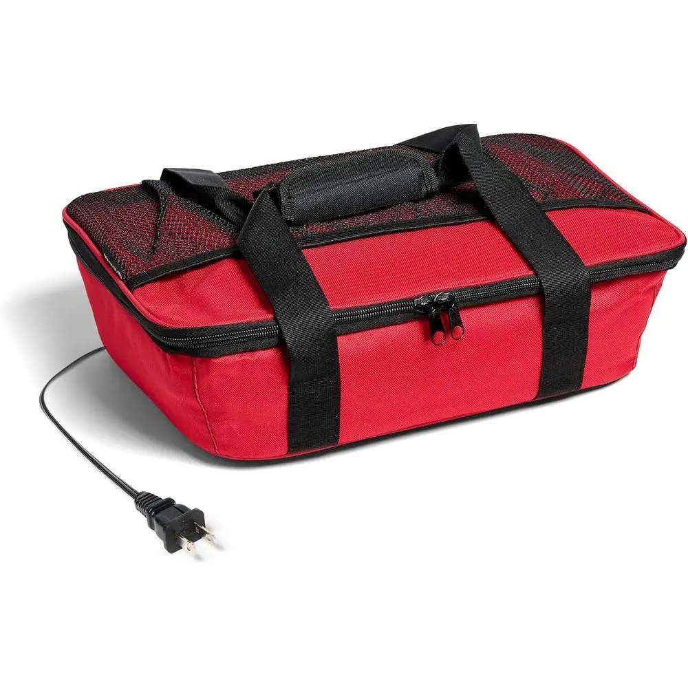 Portable Electric Food Heater - Glass Lid Warmer, Heated Lunch Box for Adults, Car or Home - Cook, Reheat, Keep Food Warm - Red
Portable Electric Food Heater - Glass Lid Warmer, Heated Lunch Box for Adults, Car or Home - Cook, Reheat, Keep Food Warm - Red