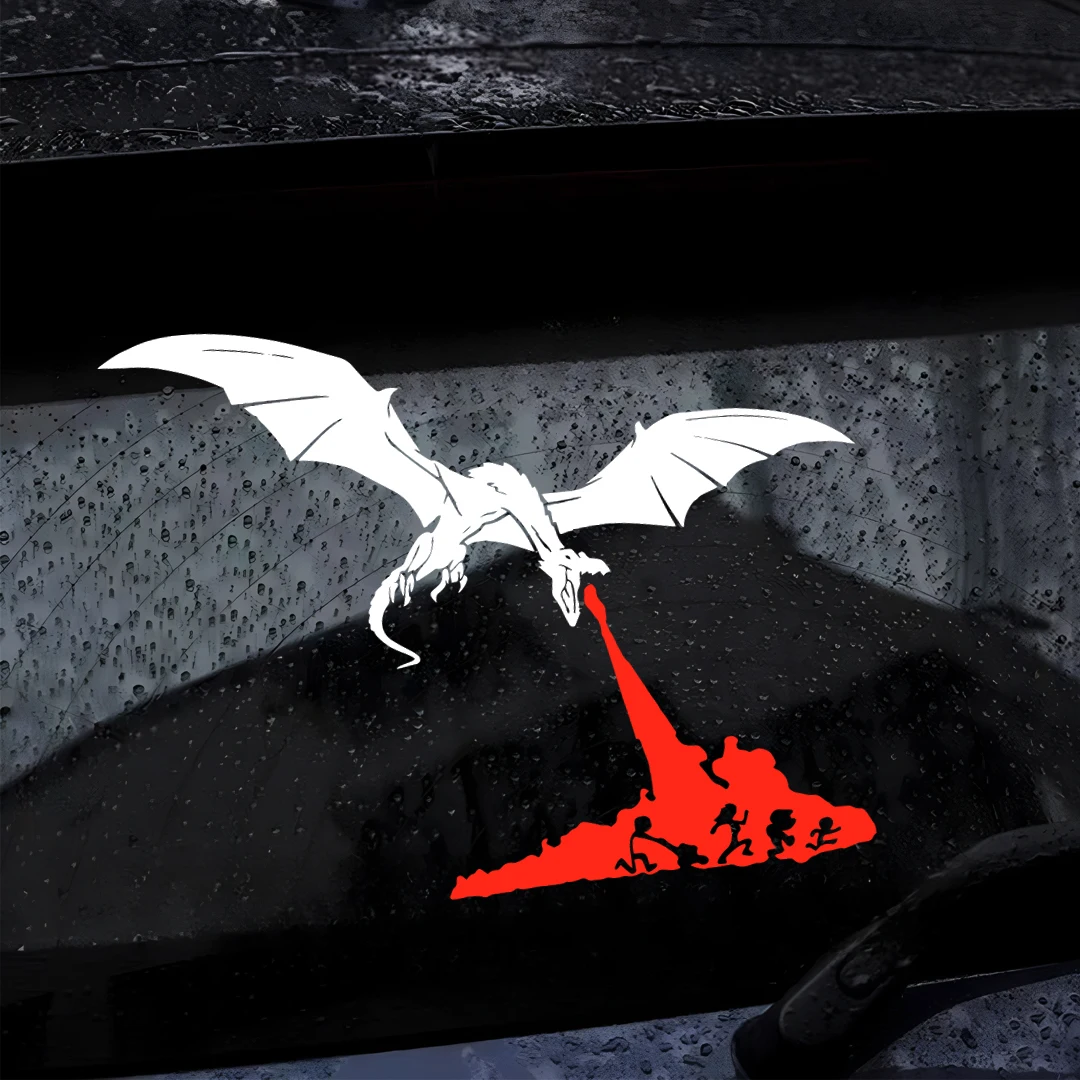 Interesting Flame Dragon Car Sticker Creative Vinyl Decal For Car Window Bumper Motorcycle Decoration Accessories
Interesting Flame Dragon Car Sticker Creative Vinyl Decal For Car Window Bumper Motorcycle Decoration Accessories