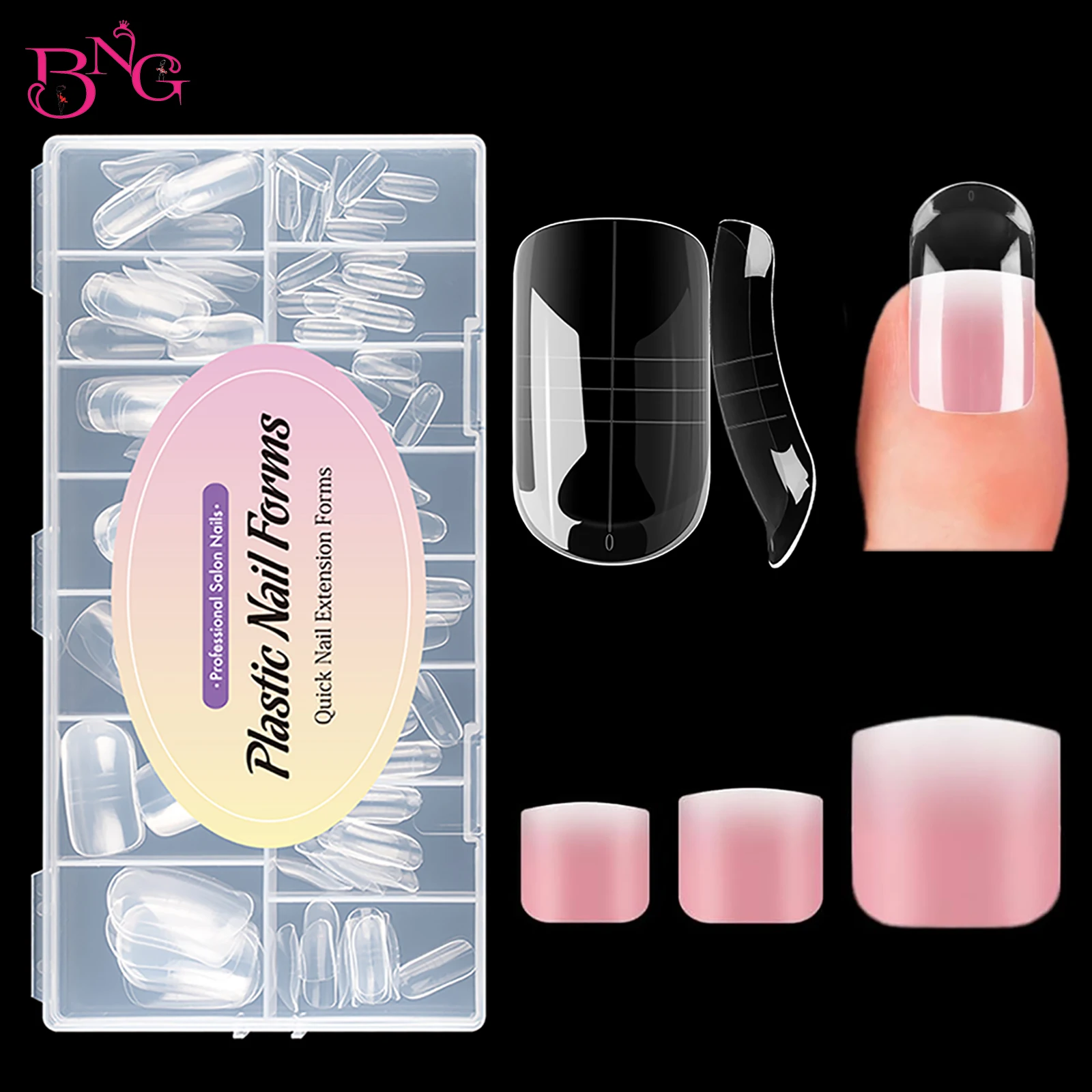 BNG Toe Nail Dual Forms для поли-наращивания геля многоразового использования с полным покрытием широкого размера формы для ногтей маникюрные инструменты 150 шт.
BNG Toe Nail Dual Forms для поли-наращивания геля многоразового использования с полным покрытием широкого размера формы для ногтей маникюрные инструменты 150 шт.