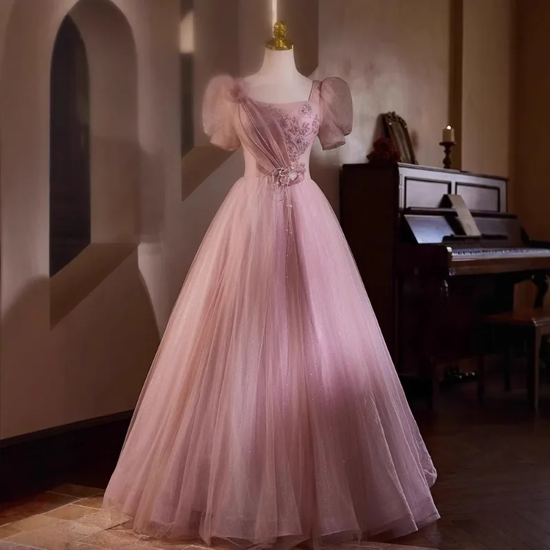 Новое женское банкетное сетчатое платье с пайетками, модное и утягивающее, легкое роскошное платье принцессы с рукавами, платье для дня рождения и приближения возраста
Новое женское банкетное сетчатое платье с пайетками, модное и утягивающее, легкое роскошное платье принцессы с рукавами, платье для дня рождения и приближения возраста