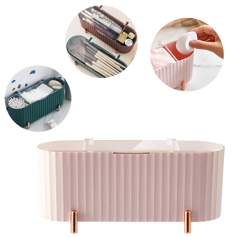 Table Top Cosmetic Storage Box Skin Care Dresser Lipstick Beauty Box Cotton Swabs Beauty Egg Tray With Lid Jewelry Storage Box
Table Top Cosmetic Storage Box Skin Care Dresser Lipstick Beauty Box Cotton Swabs Beauty Egg Tray With Lid Jewelry Storage Box