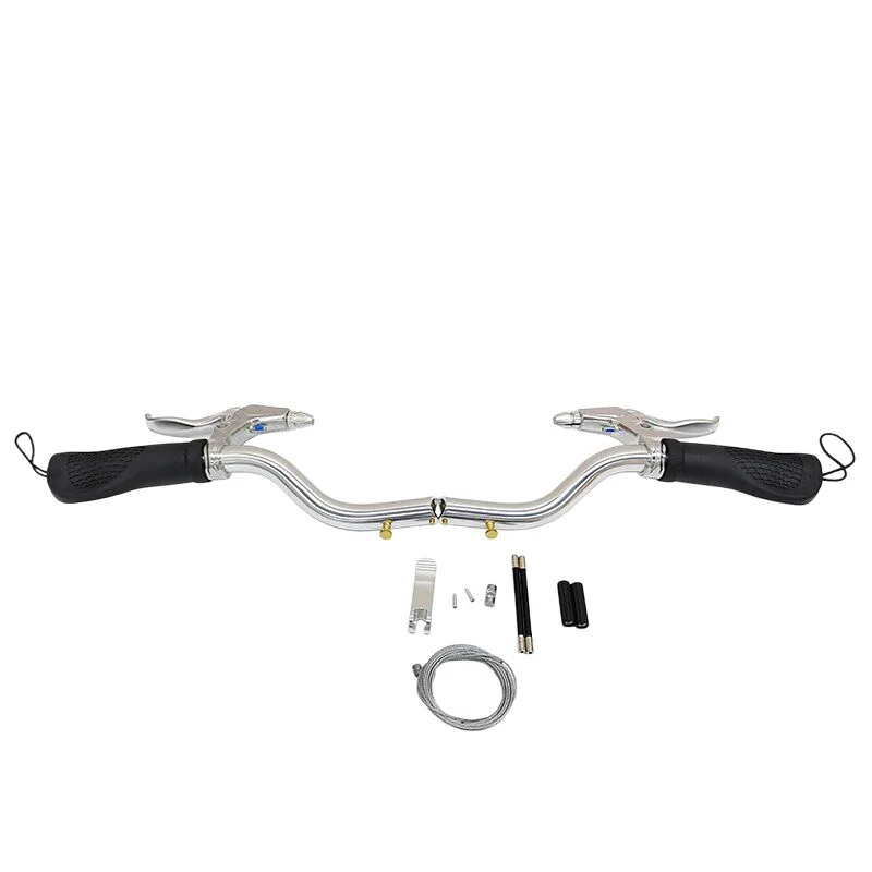 STRiDA Folding Bike Handlebar Retro Style Silver Aluminum Alloy Curved Handlebar Swallow Bar
STRiDA Folding Bike Handlebar Retro Style Silver Aluminum Alloy Curved Handlebar Swallow Bar