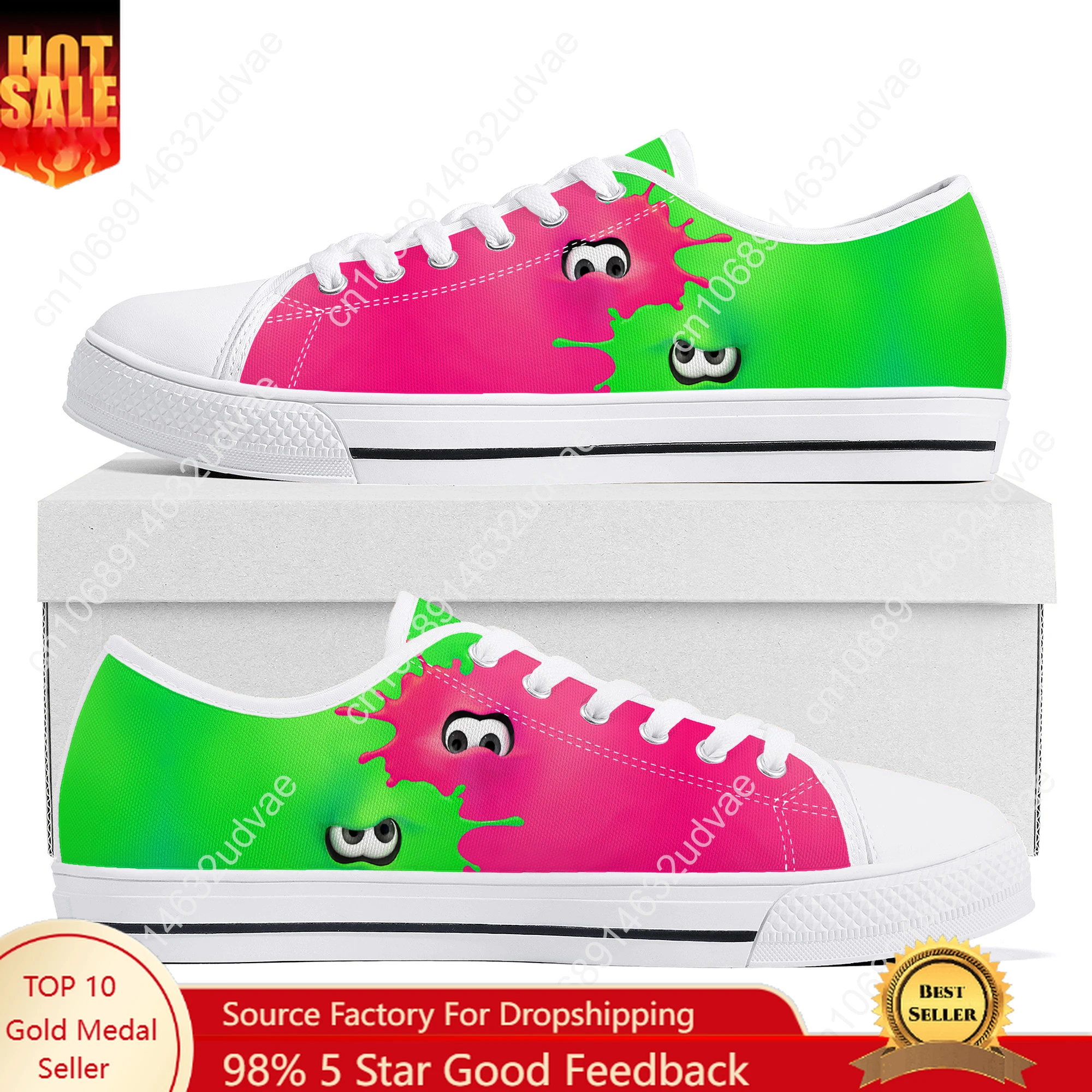 Splatoons Sneakers Low Top Shoes Men Women Teenager Canvas High Quality Sneaker Casual Custom Made Shoes Customize Shoe White
Splatoons Sneakers Low Top Shoes Men Women Teenager Canvas High Quality Sneaker Casual Custom Made Shoes Customize Shoe White