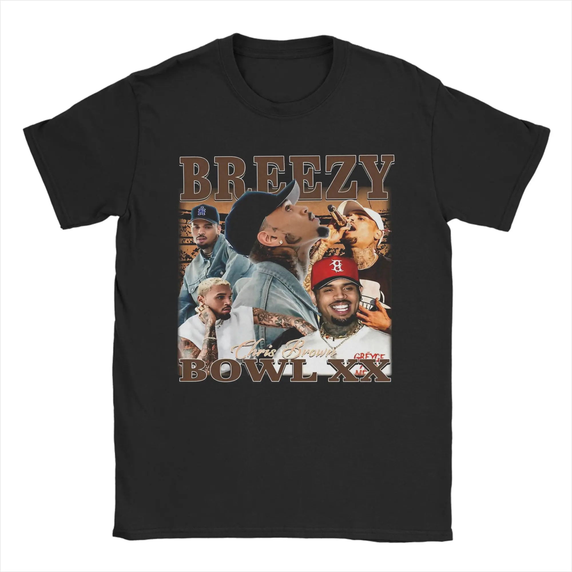 Рэпер Крис Браун Breezy Bowl XX Tour Мужская футболка Забавная футболка с коротким рукавом Футболки с круглым вырезом 100% хлопок Топы больших размеров
Рэпер Крис Браун Breezy Bowl XX Tour Мужская футболка Забавная футболка с коротким рукавом Футболки с круглым вырезом 100% хлопок Топы больших размеров