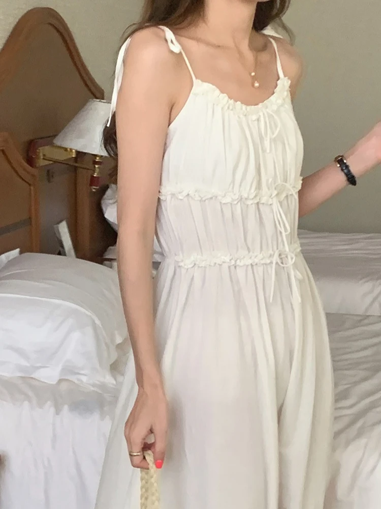 Sweet Pleated Korean Style Women's Dress Summer New Arrival Belted Slimming Chic Midi Skirt High Waist No Sleeve A-Line Dress
Sweet Pleated Korean Style Women's Dress Summer New Arrival Belted Slimming Chic Midi Skirt High Waist No Sleeve A-Line Dress