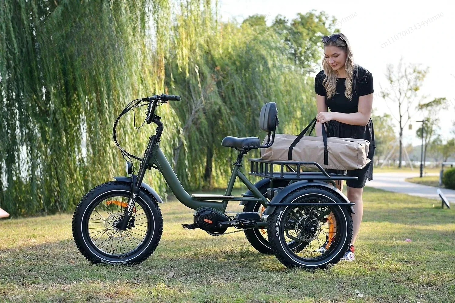 Fat Tyre Adult Electric Tricycle 750W 48V Cargo Electric Trike All Terrain Sand Snow Three Wheeler Bike
Fat Tyre Adult Electric Tricycle 750W 48V Cargo Electric Trike All Terrain Sand Snow Three Wheeler Bike