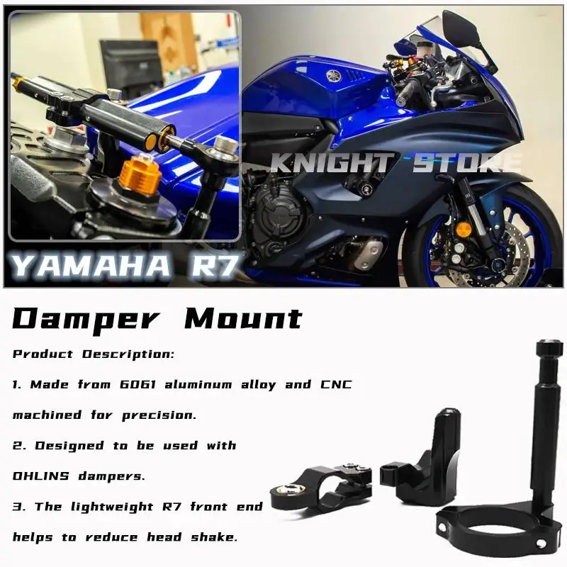 Подходит для модернизированного демпфера Yamaha R7 2021 2022 2023 R7, демпфер ручки крана, демпфер
Подходит для модернизированного демпфера Yamaha R7 2021 2022 2023 R7, демпфер ручки крана, демпфер
