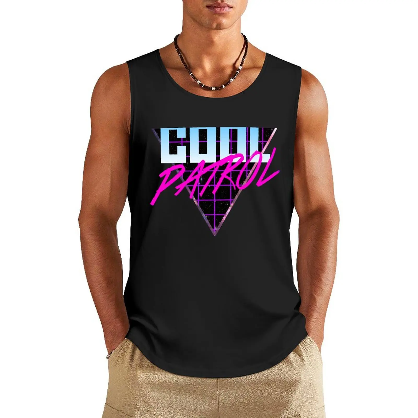 Cool Patrol (80s inspired design) Tank Top Men's gym Vest Top summer fitness clothing for men
Cool Patrol (80s inspired design) Tank Top Men's gym Vest Top summer fitness clothing for men