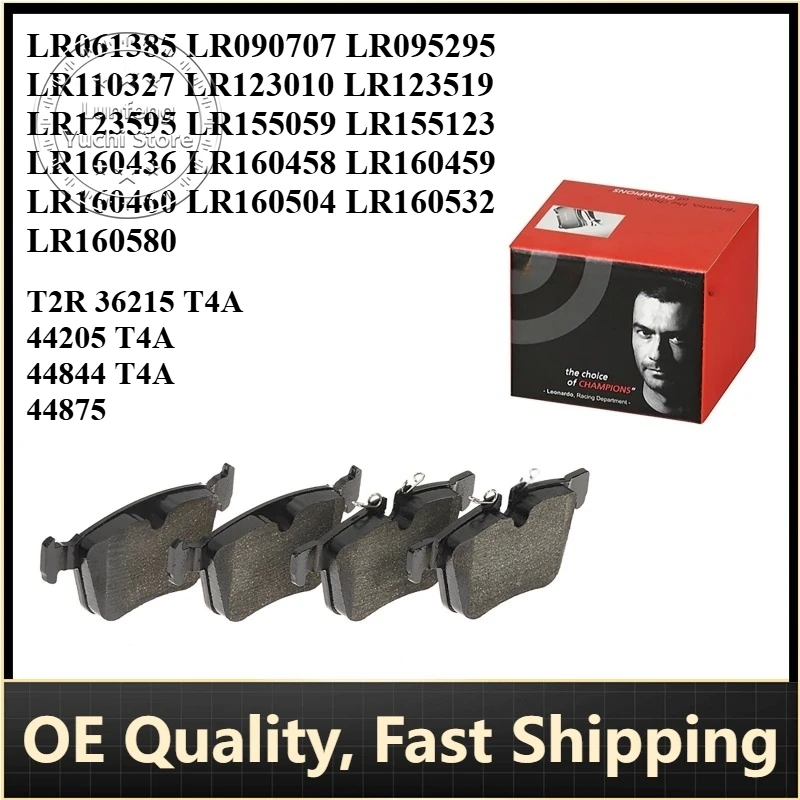 Rear Brake Pads for Land Rover Discovery (L550), Range Rover, Evoque; Jaguar E-PACE (X540), F-PACE (X761), XE (X760), XF (X260)
Rear Brake Pads for Land Rover Discovery (L550), Range Rover, Evoque; Jaguar E-PACE (X540), F-PACE (X761), XE (X760), XF (X260)
