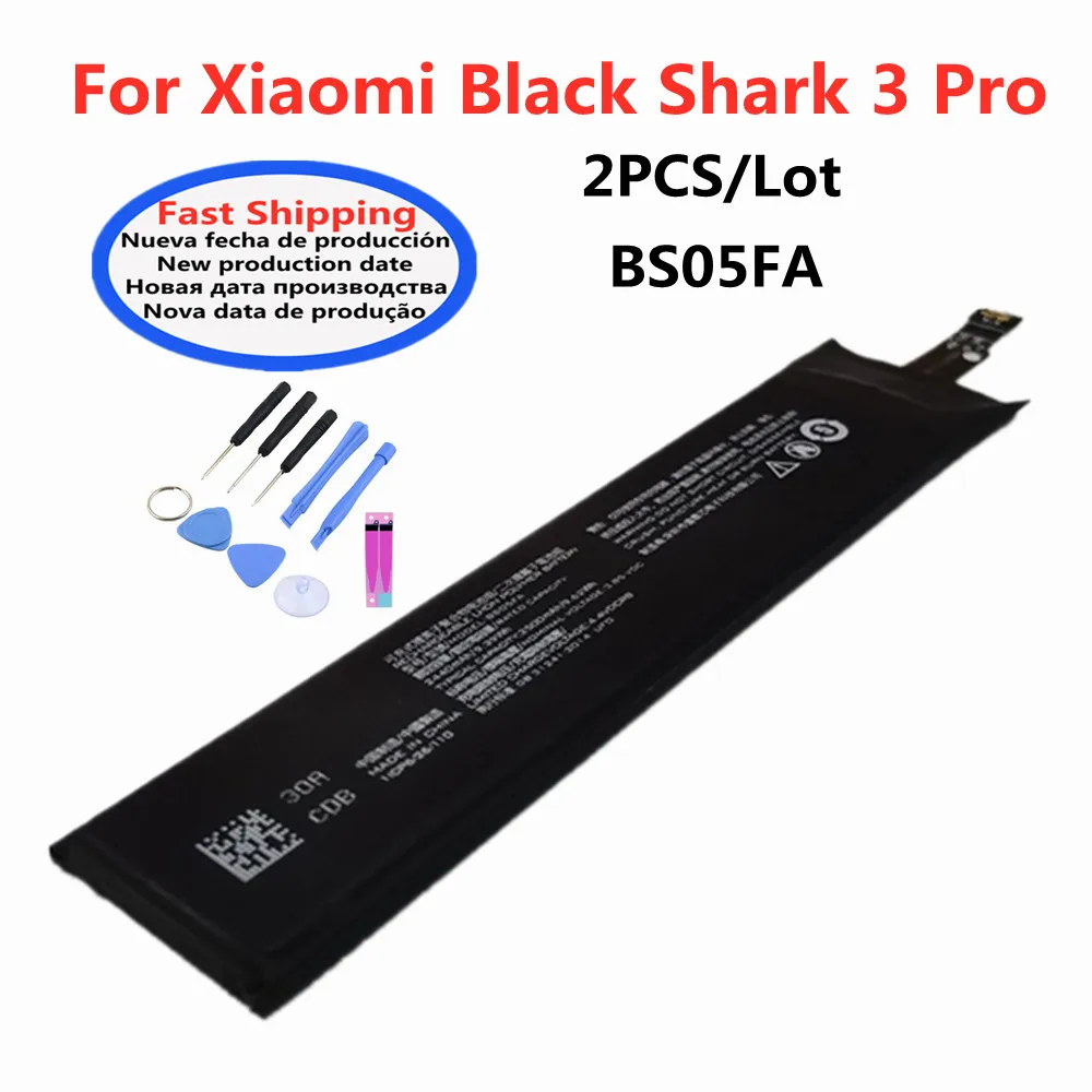Сменный аккумулятор для Xiaomi BlackShark 3Pro 3 Pro BS05FA, оригинальный аккумулятор 2500 мАч, Высококачественная батарея
Сменный аккумулятор для Xiaomi BlackShark 3Pro 3 Pro BS05FA, оригинальный аккумулятор 2500 мАч, Высококачественная батарея