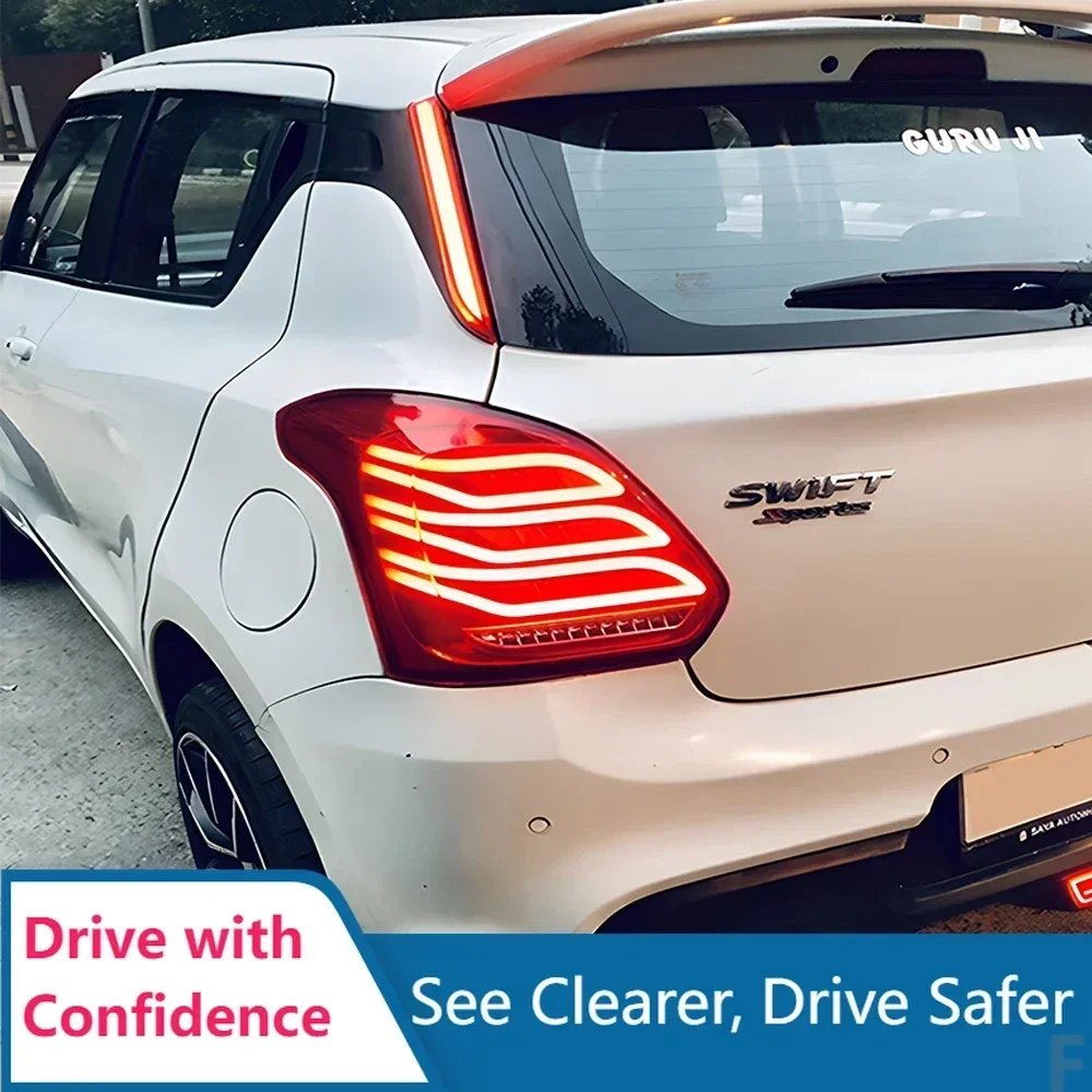 Авто задние фонари в сборе для Suzuki Swift 2017-2023, светодиодные задние фонари для автомобиля, обновление Benz GLK, аксессуары для инструментов для заднего фонаря
Авто задние фонари в сборе для Suzuki Swift 2017-2023, светодиодные задние фонари для автомобиля, обновление Benz GLK, аксессуары для инструментов для заднего фонаря