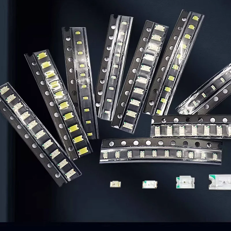 SMD LED 0402 0603 0805 1206 red, yellow, blue, green and white lights bright light-emitting diode beads
SMD LED 0402 0603 0805 1206 red, yellow, blue, green and white lights bright light-emitting diode beads