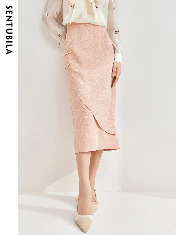 SENTUBILA Jacquard Skirt for Women 2024 Autumn New Elegant Chinese Style Chic Wrap High Waist Slit Pencil Skirt Female Q33Q51236
SENTUBILA Jacquard Skirt for Women 2024 Autumn New Elegant Chinese Style Chic Wrap High Waist Slit Pencil Skirt Female Q33Q51236