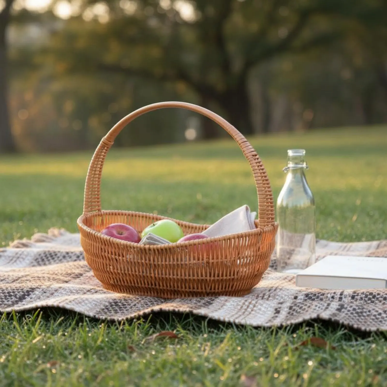 Imitation Rattan Basket Versatile Plastic Wicker Basket Household Storage Portable Durable for Outdoor
Imitation Rattan Basket Versatile Plastic Wicker Basket Household Storage Portable Durable for Outdoor