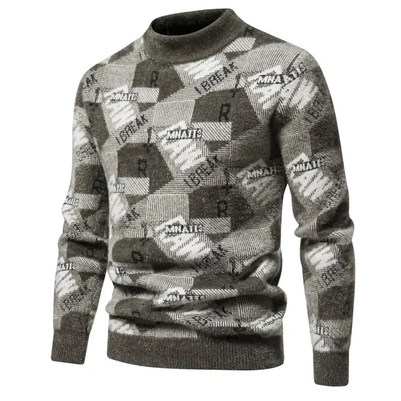 Men's New Mink Sweater Soft and Comfortable Fashion Warm Knit Sweater Man Clothes
Men's New Mink Sweater Soft and Comfortable Fashion Warm Knit Sweater Man Clothes
