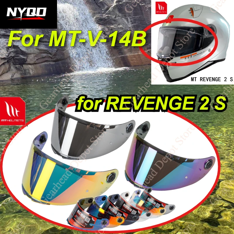 For MT Revenge 2 S Helmet Visor Original MT-V-14B Shield Replacement for MT Motorcycle Helmets Capacete Moto
For MT Revenge 2 S Helmet Visor Original MT-V-14B Shield Replacement for MT Motorcycle Helmets Capacete Moto