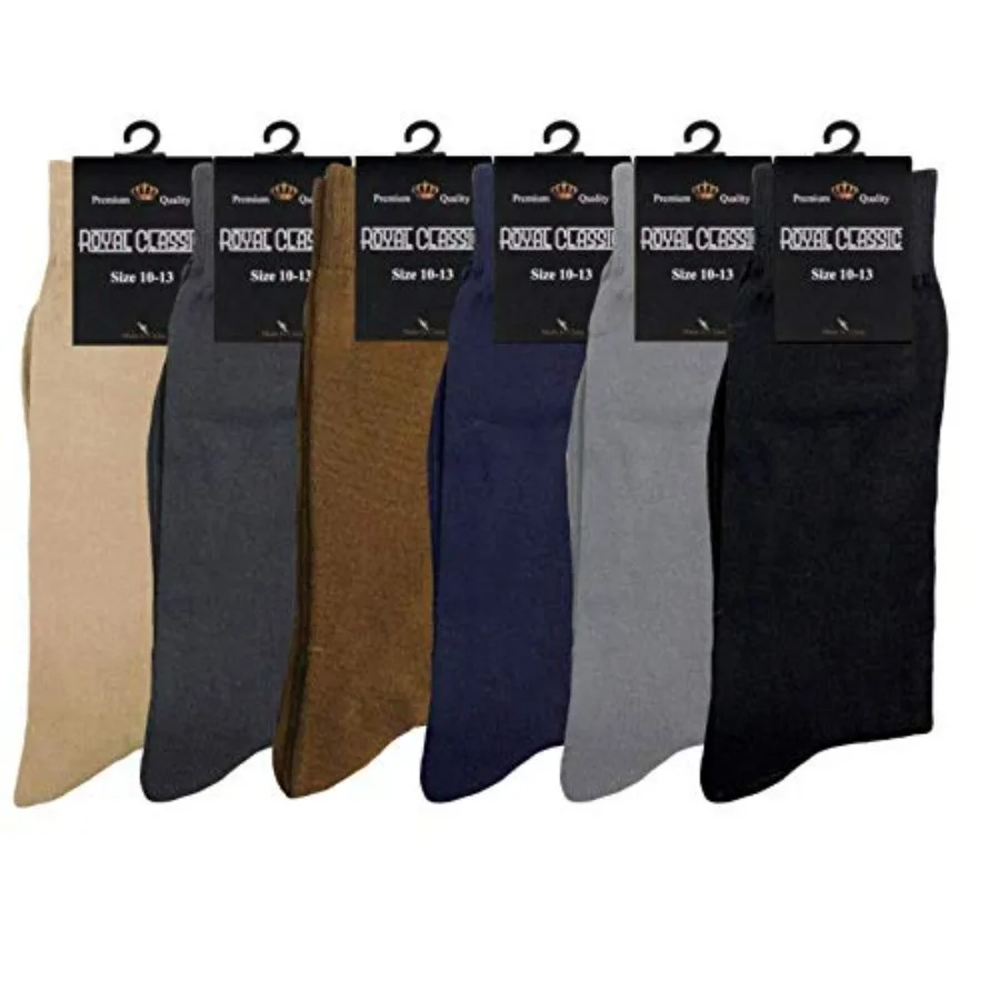 MENS DRESS SOCKS MIX ASSORTED COTTON BLEND SOCKS 6 PAIRS FORMAL SOLID COLORS CREW SOCKS 10-13
MENS DRESS SOCKS MIX ASSORTED COTTON BLEND SOCKS 6 PAIRS FORMAL SOLID COLORS CREW SOCKS 10-13