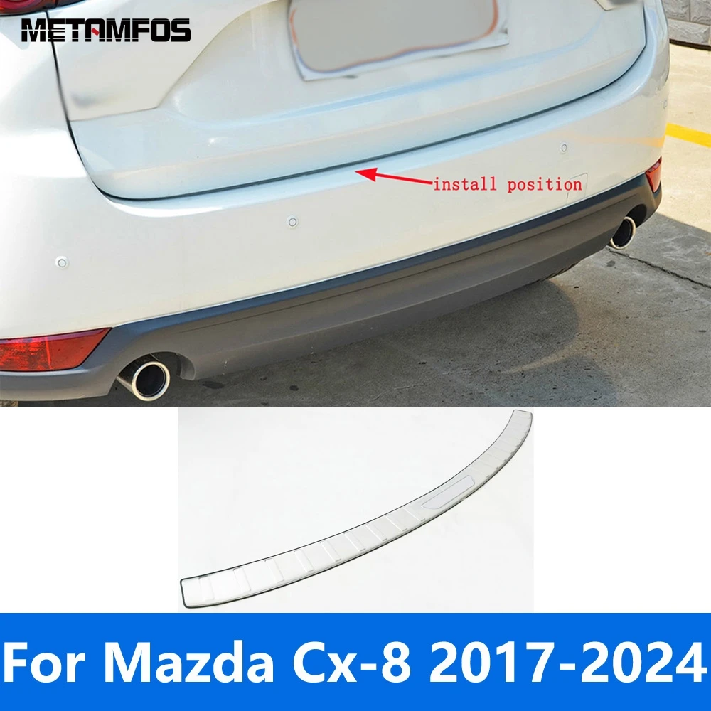Rear Trunk Door Sill Plate For Mazda CX-8 CX8 2017-2021 2022 2023 Exterior Tail Bumper Protector Scuff Guard Sticker Accessories
Rear Trunk Door Sill Plate For Mazda CX-8 CX8 2017-2021 2022 2023 Exterior Tail Bumper Protector Scuff Guard Sticker Accessories