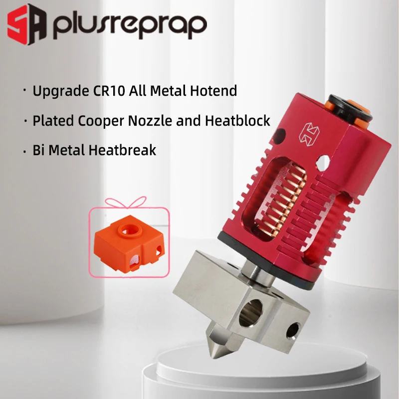 CR10 Hotend Copper plated Heatblock BI-Metal Heatbreak Compatible For CR-10 Ender 3 /Ender 3 V2/ Ender 3 Pro 3D Printer Hot End
CR10 Hotend Copper plated Heatblock BI-Metal Heatbreak Compatible For CR-10 Ender 3 /Ender 3 V2/ Ender 3 Pro 3D Printer Hot End