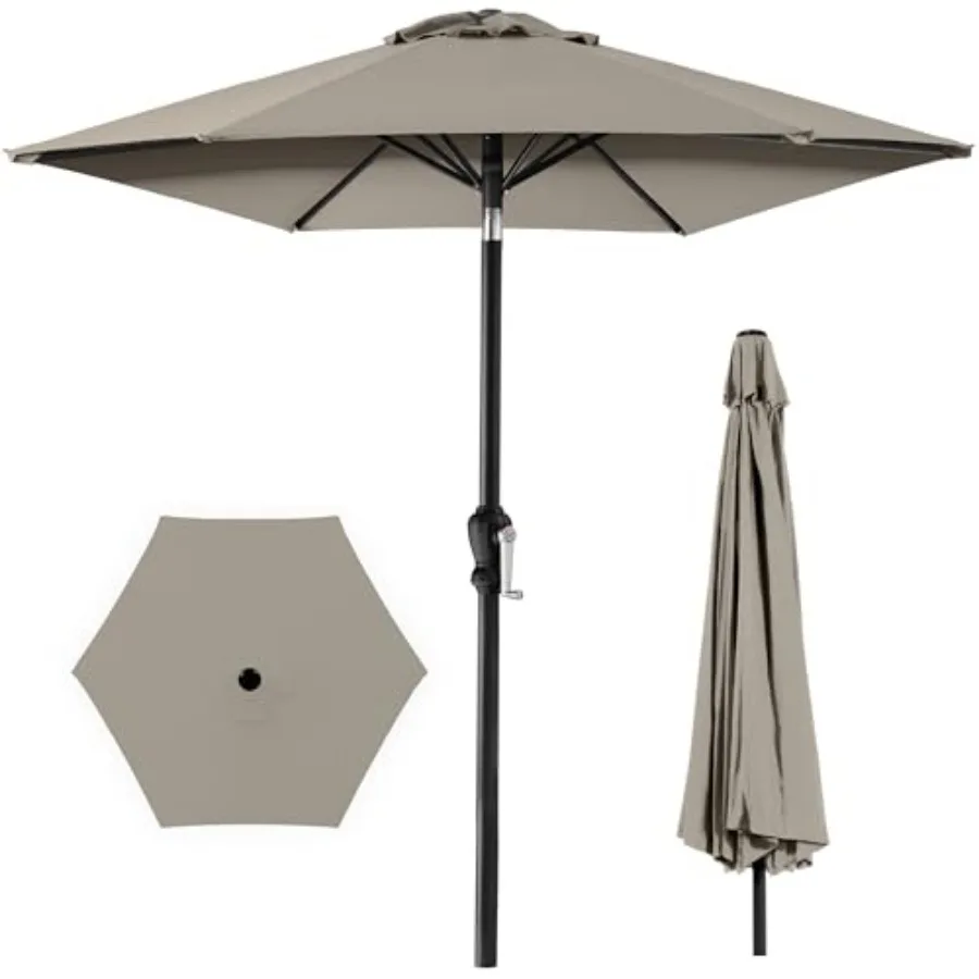 10ft Outdoor Patio Umbrella, Outdoor Table Umbrella, Yard Umbrella, Market Umbrella with 8 Sturdy Ribs, Push Button, Tilt and C
10ft Outdoor Patio Umbrella, Outdoor Table Umbrella, Yard Umbrella, Market Umbrella with 8 Sturdy Ribs, Push Button, Tilt and C