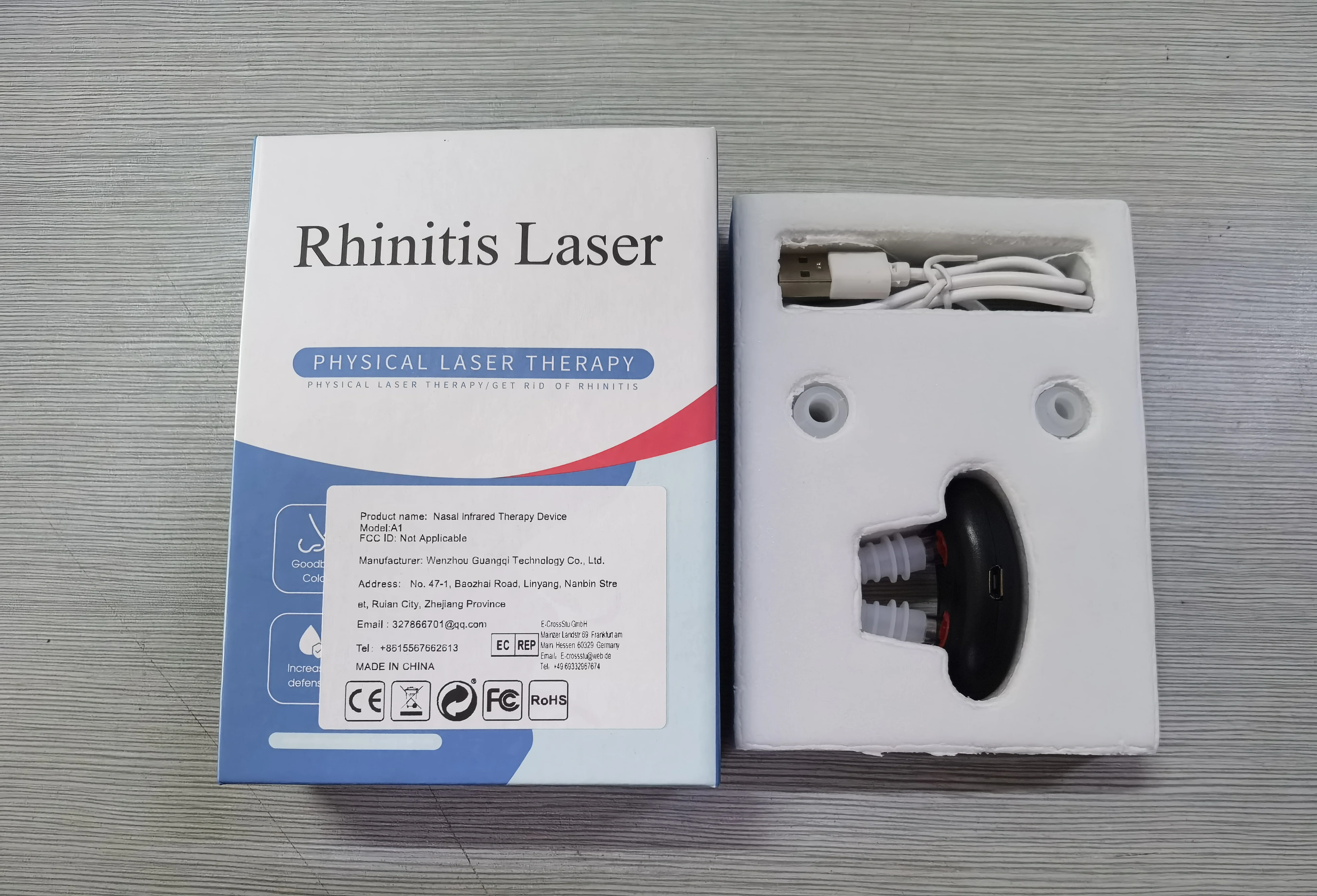  Smart Nasal Phototherapy Device Infrared Light Therapy for Chronic Rhinitis/Itchy/Runny Nose Care Nose Laser Massage
Smart Nasal Phototherapy Device Infrared Light Therapy for Chronic Rhinitis/Itchy/Runny Nose Care Nose Laser Massage