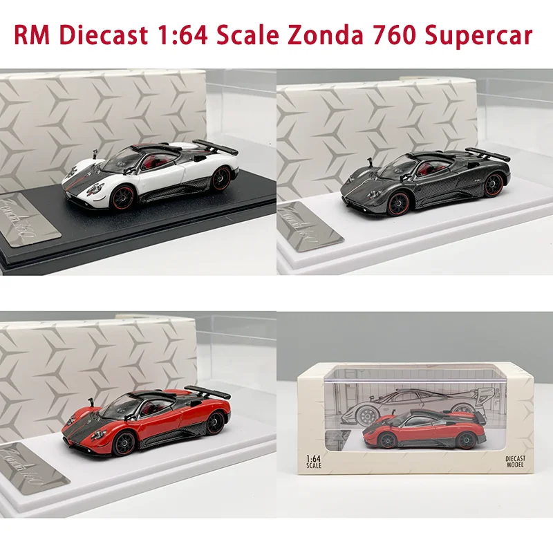 RM Diecast 1:64 Scale Zonda 760 Supercar Alloy Simulation Car Model Collection Souvenir Boy Holiday Gift Display Ornaments
RM Diecast 1:64 Scale Zonda 760 Supercar Alloy Simulation Car Model Collection Souvenir Boy Holiday Gift Display Ornaments