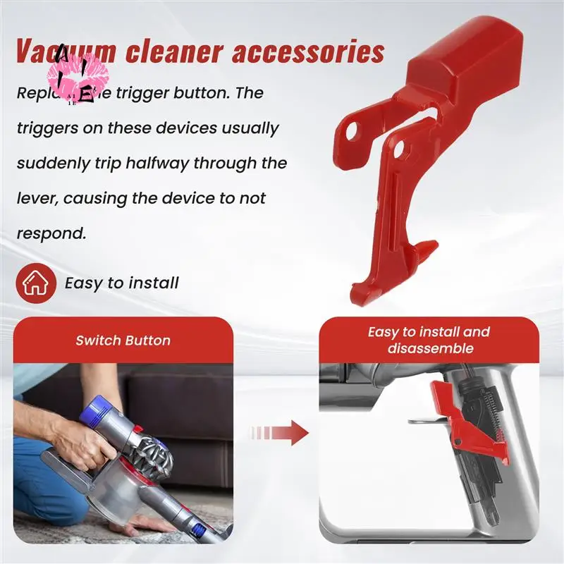A11E-Trigger Switch Button Upgraded For Dyson V10 V11 Vacuum Cleaner Heavy Duty Replacement Trigger Button With Screwdrivers
A11E-Trigger Switch Button Upgraded For Dyson V10 V11 Vacuum Cleaner Heavy Duty Replacement Trigger Button With Screwdrivers