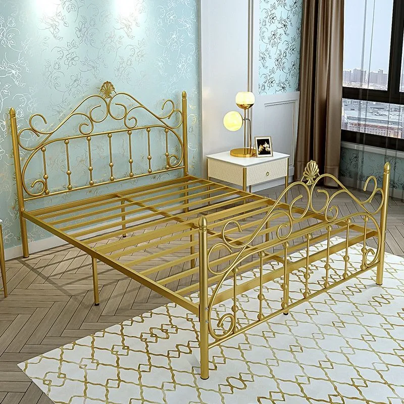 #@Modern Durable Metal Bed Frame Full-Size Slats Wooden Headboard Footboard Space-Saving Sofa Bed for Hotel Bedroom Heavy Duty
#@Modern Durable Metal Bed Frame Full-Size Slats Wooden Headboard Footboard Space-Saving Sofa Bed for Hotel Bedroom Heavy Duty