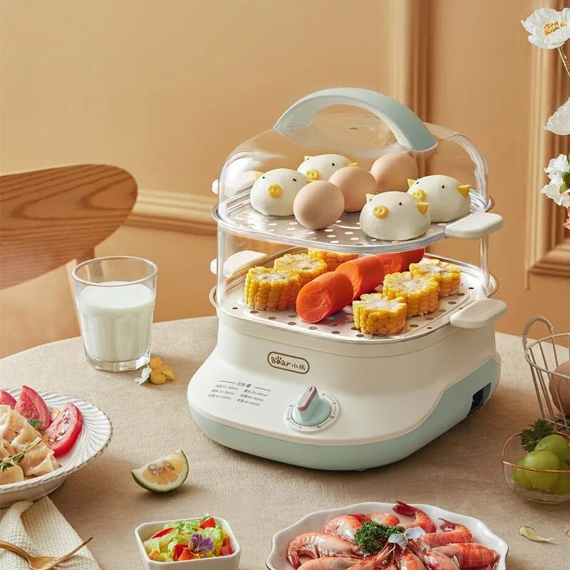 Electric Steamer Two-layer Household Electric Steamer Automatic Power Outage Microcomputer Food Heater 6L Double-layer DZG-C60W9
Electric Steamer Two-layer Household Electric Steamer Automatic Power Outage Microcomputer Food Heater 6L Double-layer DZG-C60W9