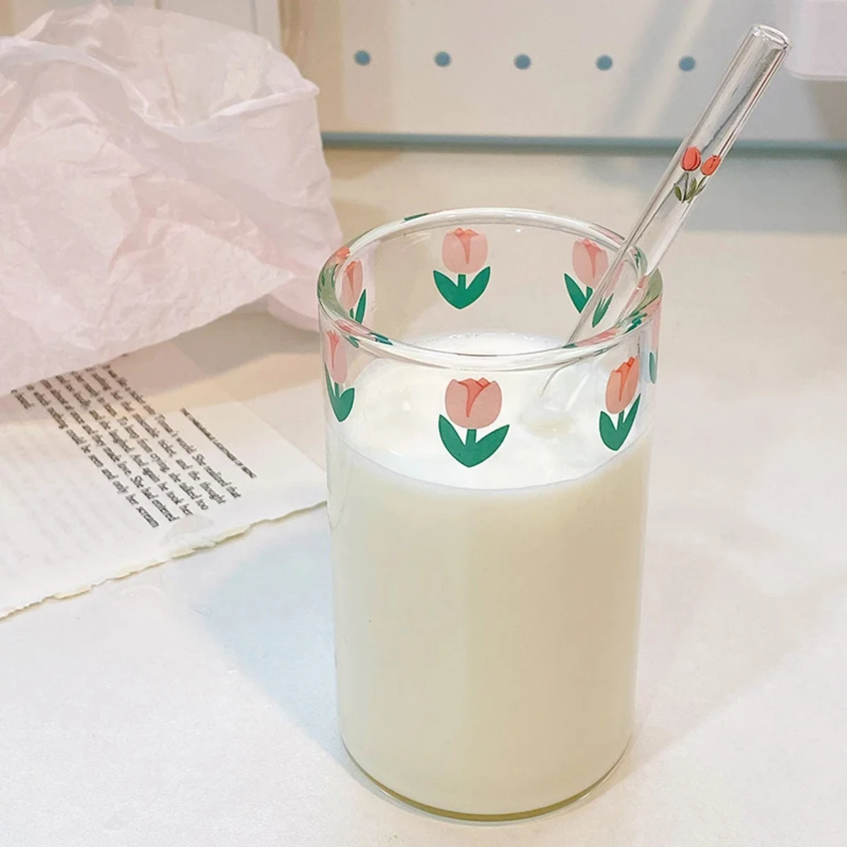 320ml Printing Iced Juice Glass Cup Straw Milk Cup Breakfast Clear Heat Resistant Tea Coffee Water Cup
320ml Printing Iced Juice Glass Cup Straw Milk Cup Breakfast Clear Heat Resistant Tea Coffee Water Cup