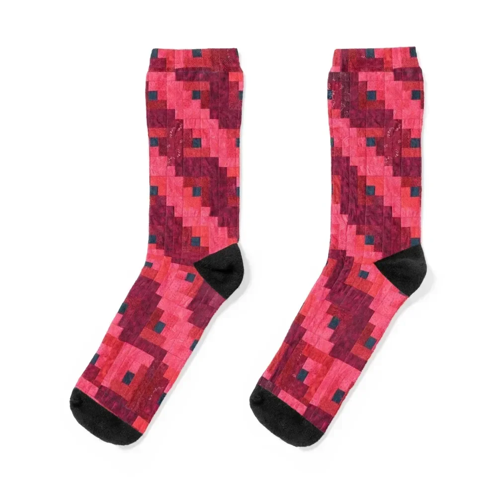 Red Log Cabin Quilt Socks sport designer brand anti slip football Soccer Socks For Men Women's
Red Log Cabin Quilt Socks sport designer brand anti slip football Soccer Socks For Men Women's