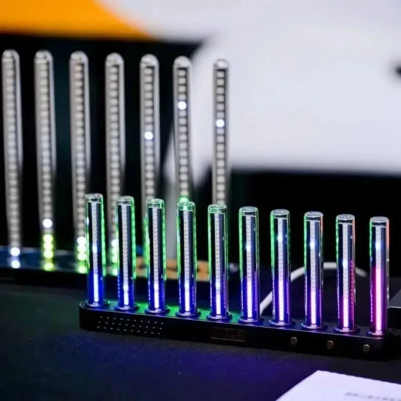 Светодиодная лампа-рекордер Quasi Glow Spectrum с атмосферной подсветкой, управлением звуком, музыкальным спектром, 10-битным RGB и основанием из алюминиевого сплава для рабочего стола (ритм-лампа)
Светодиодная лампа-рекордер Quasi Glow Spectrum с атмосферной подсветкой, управлением звуком, музыкальным спектром, 10-битным RGB и основанием из алюминиевого сплава для рабочего стола (ритм-лампа)