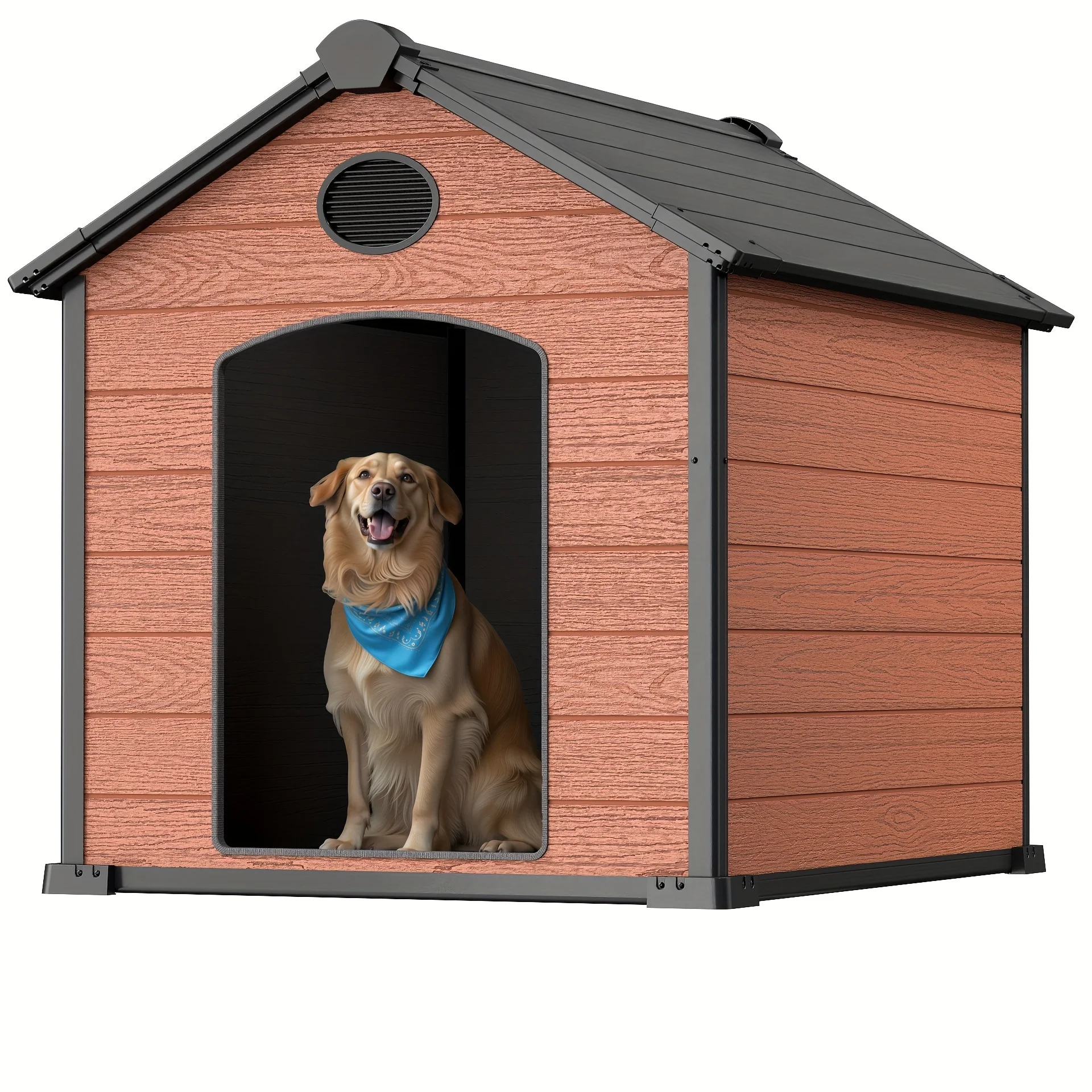57"&46" Large Outdoor Dog House - 5XL&3XL Size for Two Large Dogs-Ideal for Great Danes, Mastiffs & German Shepherds-Easy to Clean, Windproof, And Breathable for Comfort-Dog House Plastic, Free Shipping
57"&46" Large Outdoor Dog House - 5XL&3XL Size for Two Large Dogs-Ideal for Great Danes, Mastiffs & German Shepherds-Easy to Clean, Windproof, And Breathable for Comfort-Dog House Plastic, Free Shipping