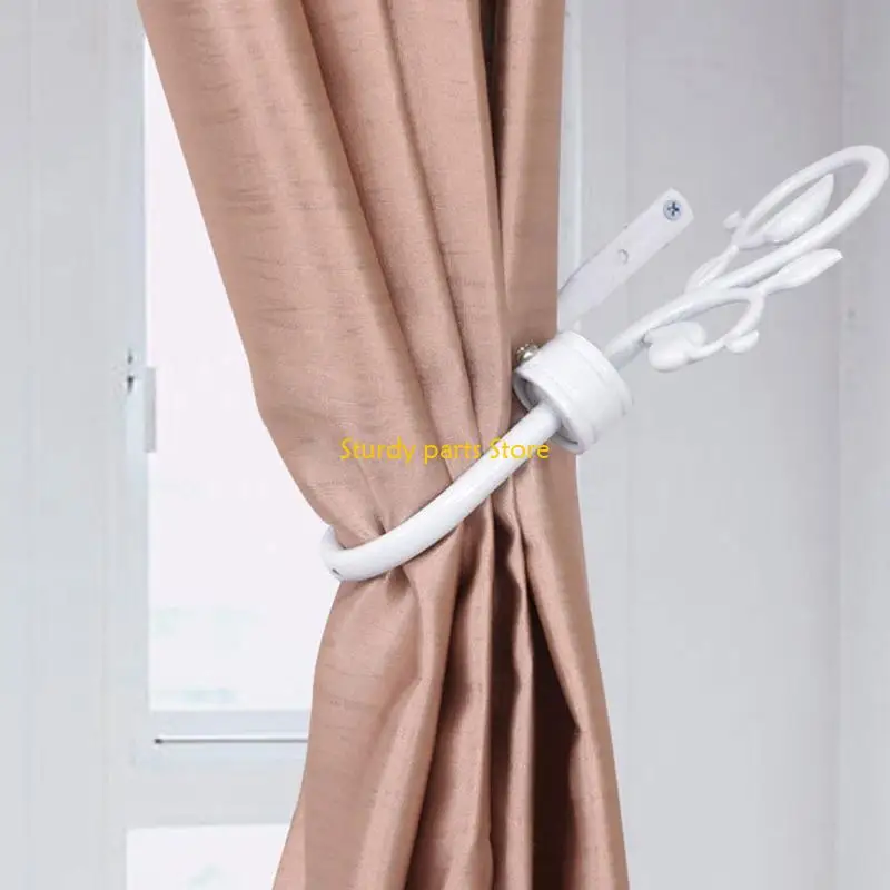 97QC 2 шт. Сверхмощные крючки для подхвата штор, металлические декоративные держатели для штор
97QC 2 шт. Сверхмощные крючки для подхвата штор, металлические декоративные держатели для штор