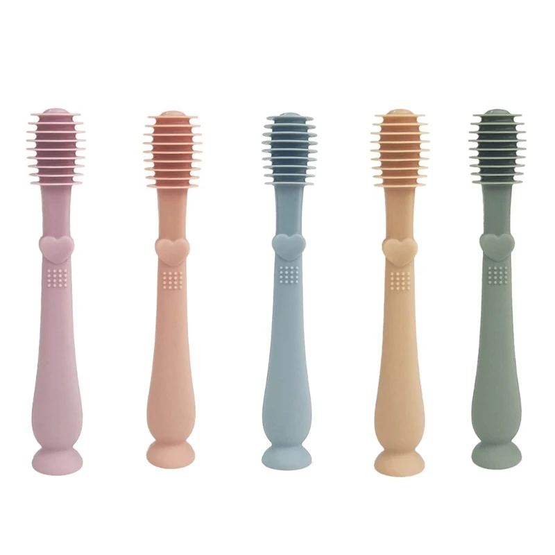 5Pcs Manual Toothbrush Silicone Children Teeth Clean Massage Soft Cleaning Brush Dental Care for 0-2 Year Kid
5Pcs Manual Toothbrush Silicone Children Teeth Clean Massage Soft Cleaning Brush Dental Care for 0-2 Year Kid