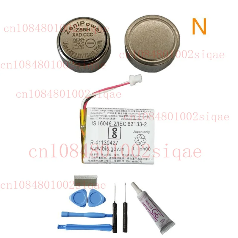 2 шт. ZeniPower Z55H + чехол для зарядки, аккумулятор для наушников Sony WF-1000XM4 WYORESY
2 шт. ZeniPower Z55H + чехол для зарядки, аккумулятор для наушников Sony WF-1000XM4 WYORESY