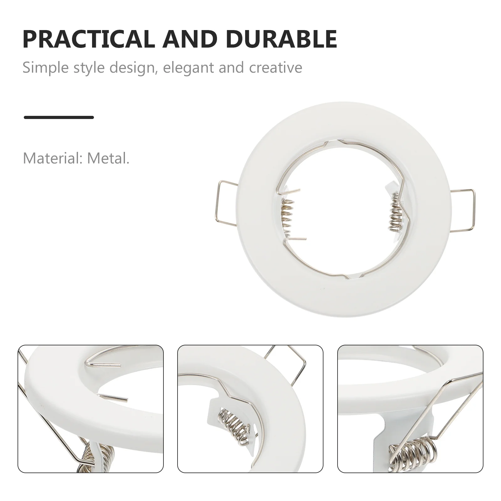 10Pcs Halogen Lamp Bracket Spotlight Shell Simple Design Easy Install Long-Lasting Lamp Accessory Spotlight Shell
10Pcs Halogen Lamp Bracket Spotlight Shell Simple Design Easy Install Long-Lasting Lamp Accessory Spotlight Shell