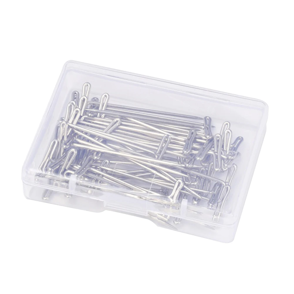 50 Pcs Wigs Stainless Steel Positioning Needle Model T-Pin Metal T-Pins Simple
50 Pcs Wigs Stainless Steel Positioning Needle Model T-Pin Metal T-Pins Simple