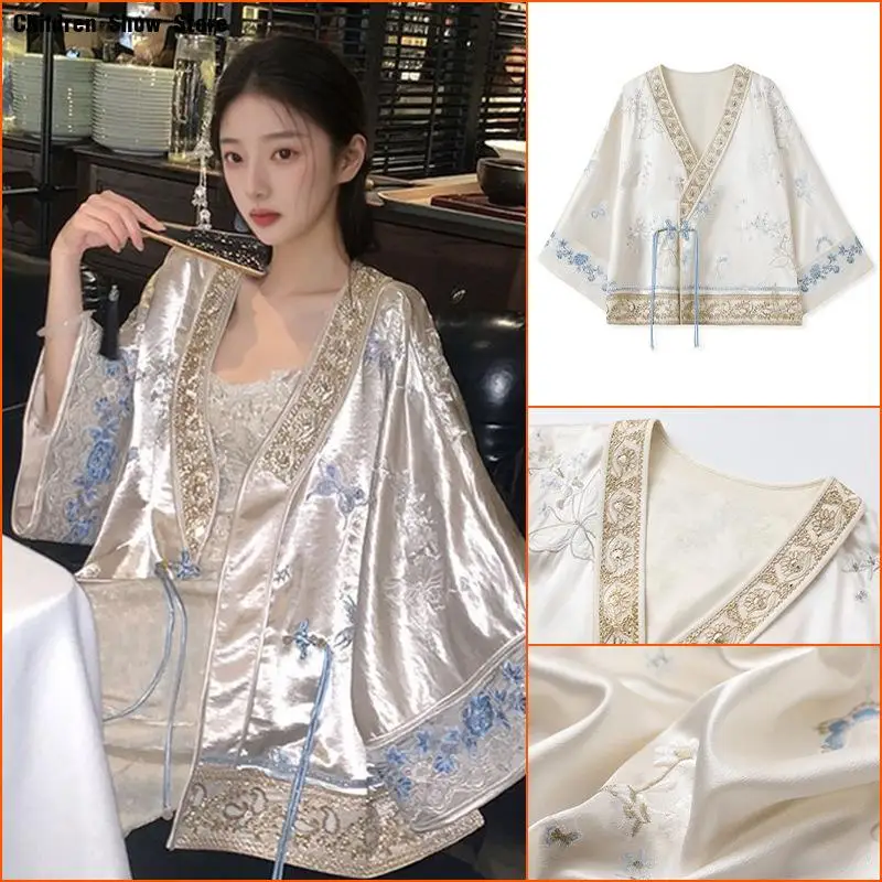 2025 Autumn Winter New Chinese Style Top Long Sleeve Hanfu Qipao Jacket Luxury Embroider Butterfly Tang Clothes Chesongam Shirt
2025 Autumn Winter New Chinese Style Top Long Sleeve Hanfu Qipao Jacket Luxury Embroider Butterfly Tang Clothes Chesongam Shirt