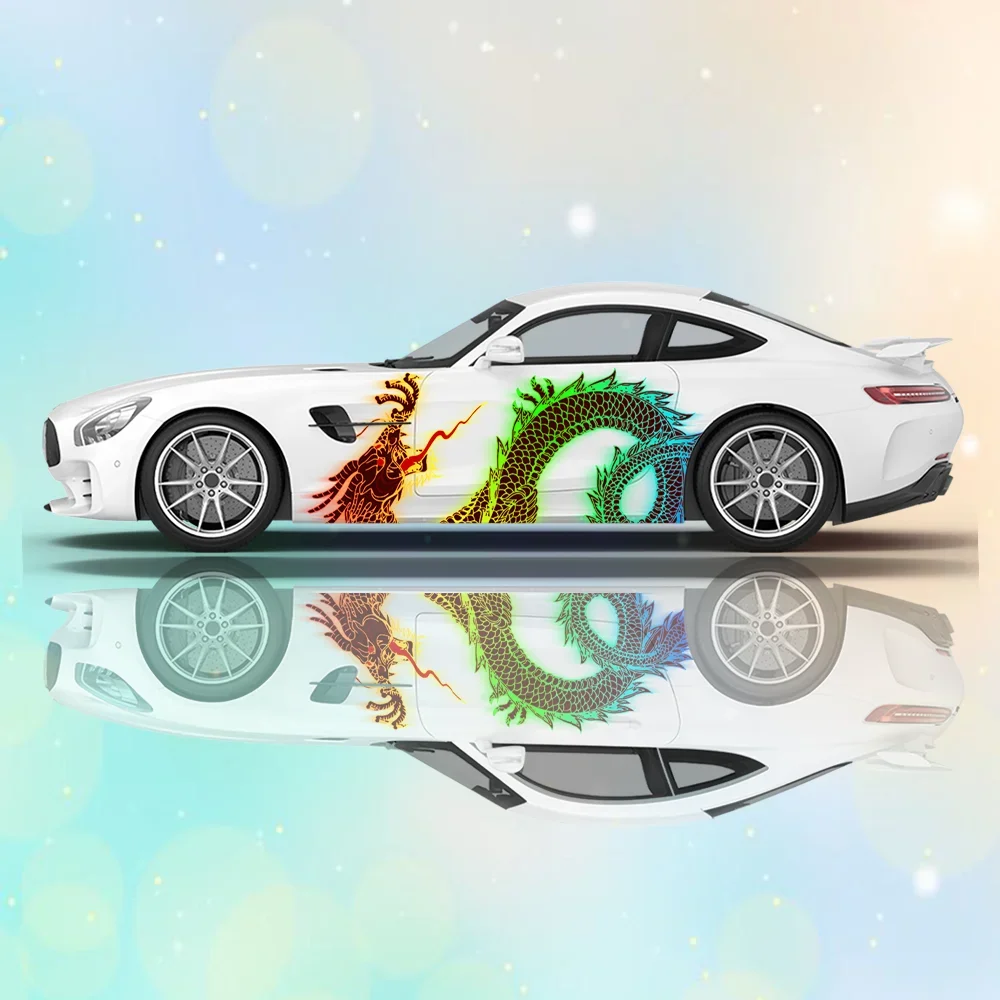Soar Dragon Colorful Car Vinyl Wraps Decal Self-adhesive PVC Sticker Suitable for Trucks SUV Decoration Auto Accessories Gift
Soar Dragon Colorful Car Vinyl Wraps Decal Self-adhesive PVC Sticker Suitable for Trucks SUV Decoration Auto Accessories Gift