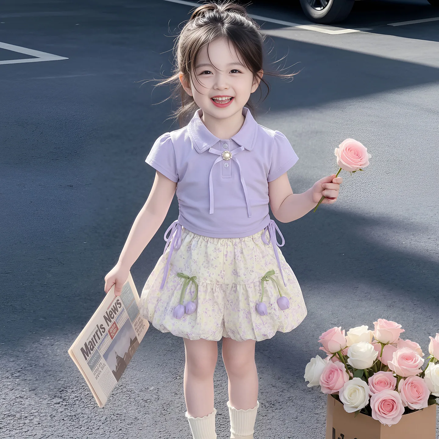 Girls Summer Set 2026 New Kids Sweet Bud Skirt Two Piece Set Baby Summer Unique Beautiful Clothes
Girls Summer Set 2026 New Kids Sweet Bud Skirt Two Piece Set Baby Summer Unique Beautiful Clothes