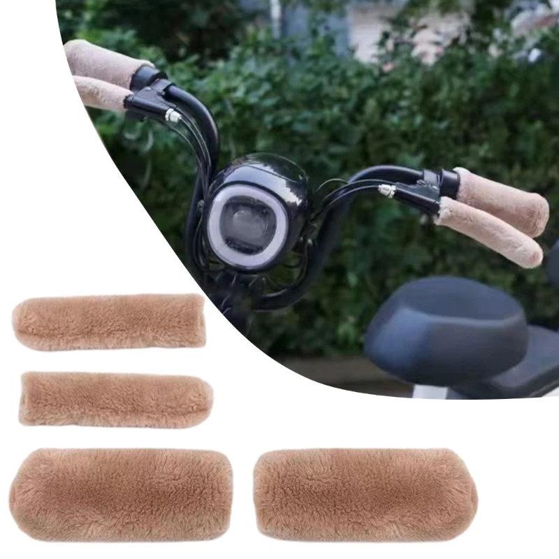 4Pcs Winter Warm Handlebar Covers Motorcycle Electric Bike Anti Slip Thicken Plush Handlebar Gloves for Cold Weather Riding
4Pcs Winter Warm Handlebar Covers Motorcycle Electric Bike Anti Slip Thicken Plush Handlebar Gloves for Cold Weather Riding
