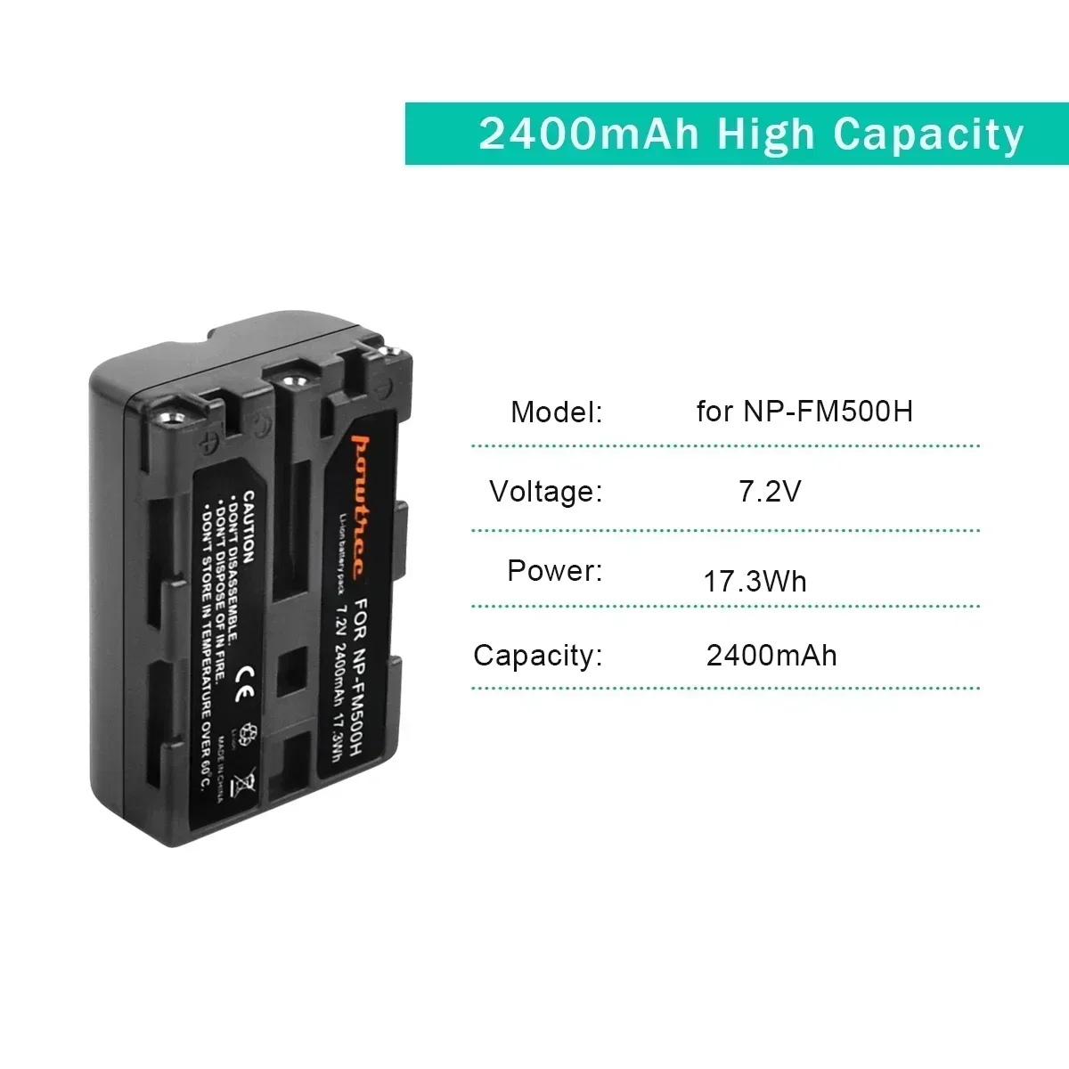 2400mAh NP-FM500H NP FM500H NPFM500H Camera Battery For Sony A57 A58 A65 A77 A99 A550 A560 A580 Battery L50
2400mAh NP-FM500H NP FM500H NPFM500H Camera Battery For Sony A57 A58 A65 A77 A99 A550 A560 A580 Battery L50