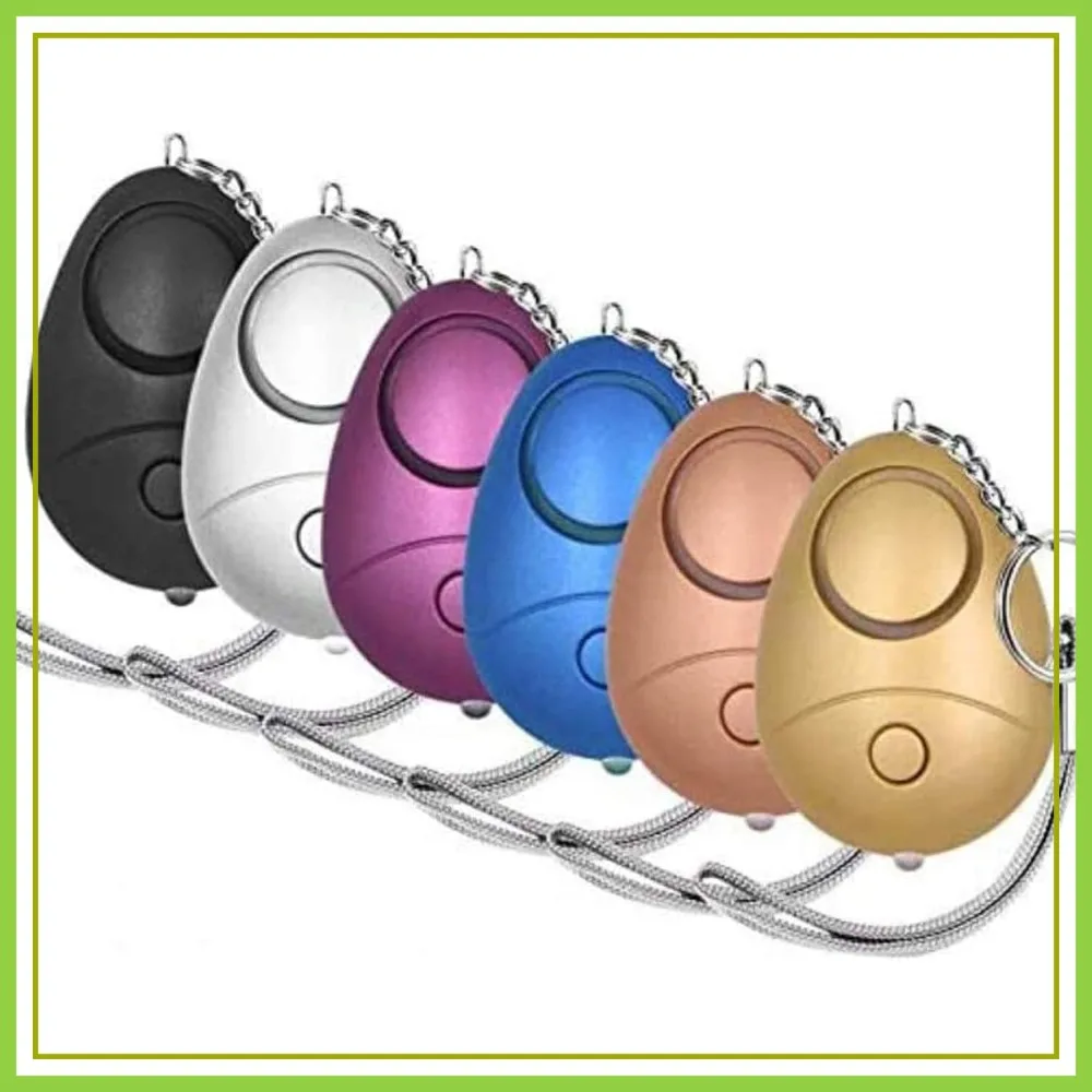 Personal Safety Alarm 6 Pack 140DB Keychain with LED Lights for Women Men Children Elderly
Personal Safety Alarm 6 Pack 140DB Keychain with LED Lights for Women Men Children Elderly