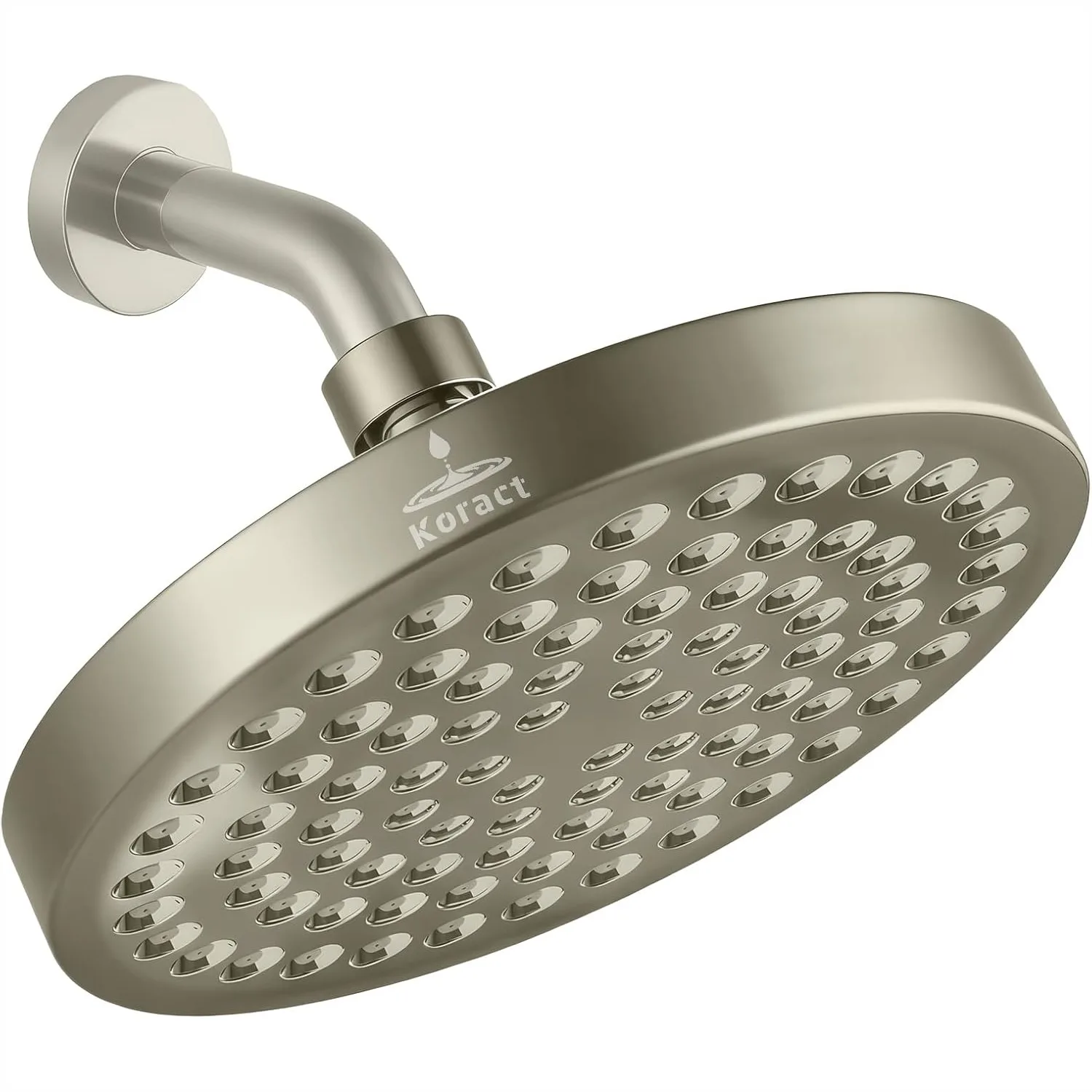 High Pressure Shower Head with Anti-Clogging Silicone Nozzles, Adjustable 6 Inch Rainfall Replacement for Bathroom
High Pressure Shower Head with Anti-Clogging Silicone Nozzles, Adjustable 6 Inch Rainfall Replacement for Bathroom