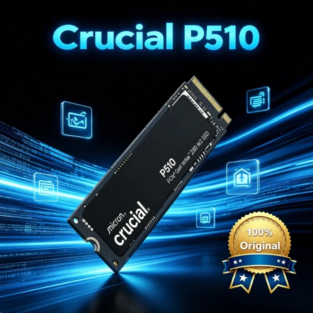 Cost Effective Gen5 SSD Crucial P510 1TB M.2 2280 NVMe Faster Speed Updated From P3 Plus For Creator
Cost Effective Gen5 SSD Crucial P510 1TB M.2 2280 NVMe Faster Speed Updated From P3 Plus For Creator