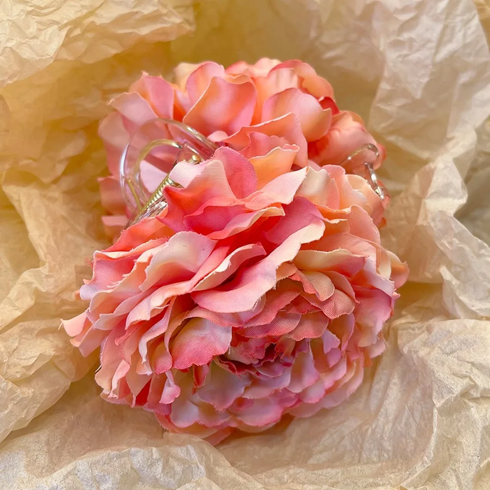 Stylish Elegant Peony Flower Hair Claw Simulation Flowers Beautiful Hair Claw Clip Chic Summer Beach Headpiece for Women Girls
Stylish Elegant Peony Flower Hair Claw Simulation Flowers Beautiful Hair Claw Clip Chic Summer Beach Headpiece for Women Girls