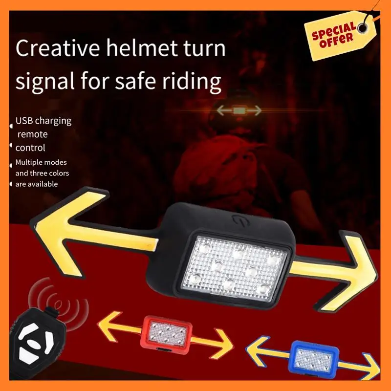 Bicycle Helmet Light Taillight Rechargeable Turn Signals Light Wireless Remote Mountain Road Bikes Scooter Replacement Black
Bicycle Helmet Light Taillight Rechargeable Turn Signals Light Wireless Remote Mountain Road Bikes Scooter Replacement Black